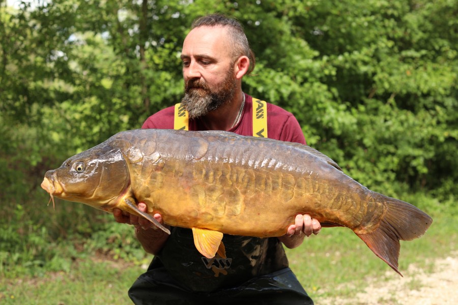Chris Clarke, 34lb, Baxter's Hole, 04/06/2022