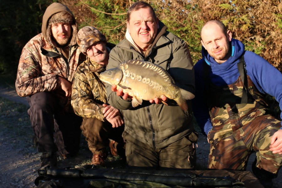 Andy Phillips with Pearly Linear at 10lb from Co's Point Nov 2016
