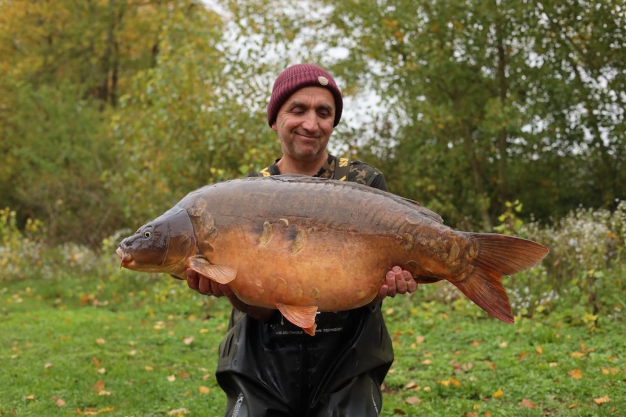 Chris Irving, 42lb, Stock Pond, 04/10/2025