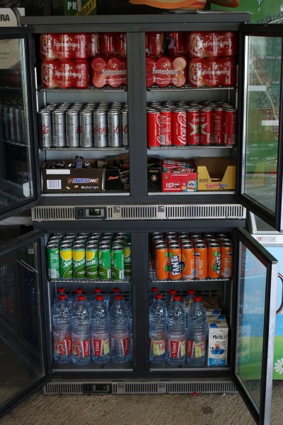 We have cold beer, drinks and snacks available to buy if you don't have room in the car.