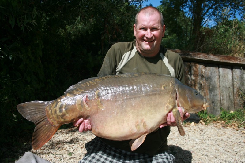 Gerry with ' Giggler' @ 50.04