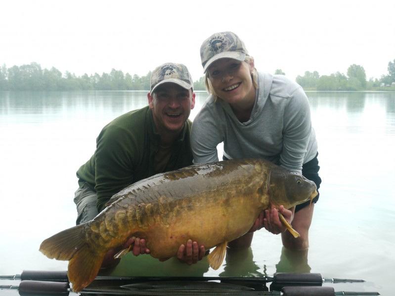 James & Helen with a 46lb mirror
