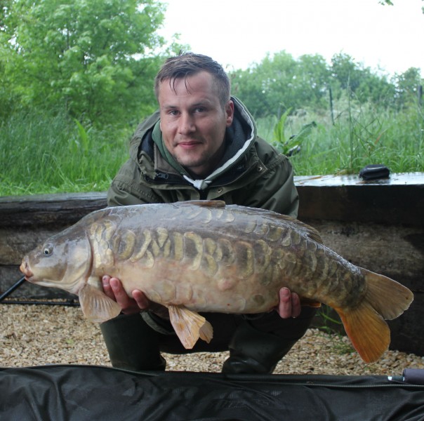 Dave with a 17lb mirror