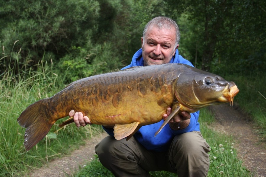 Barty with a 25lb mirror