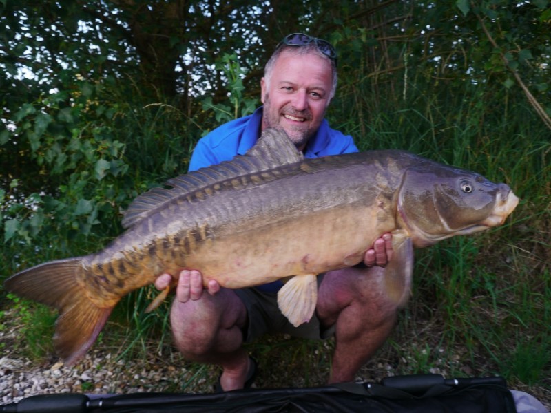 Zig master moyles with a 25lb mirror