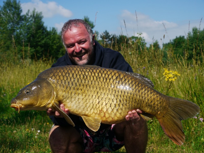 Barty with a 29lb common