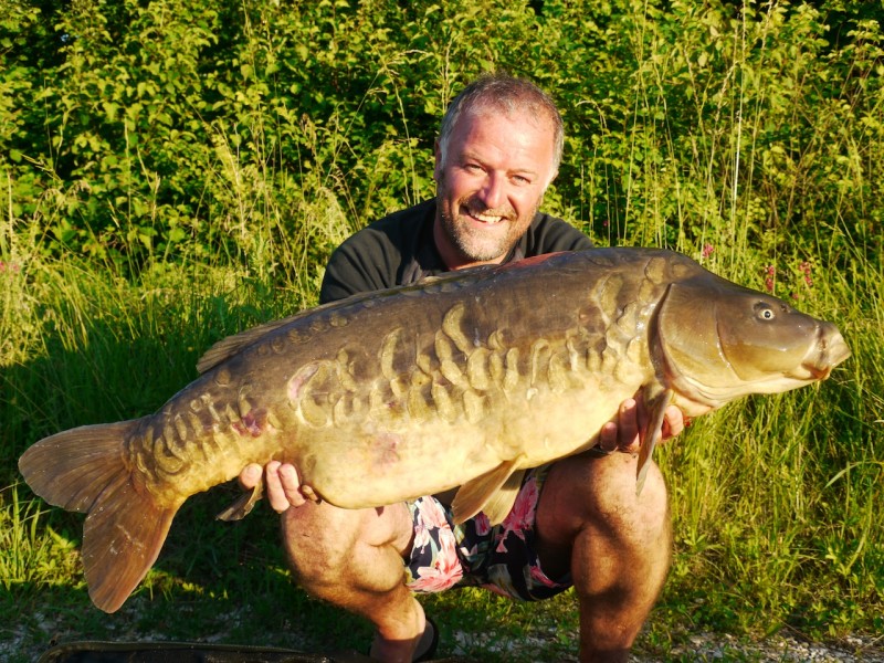 Barty with the grey plated at 36lb