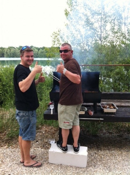 The BBQ was a little to high for Kurt