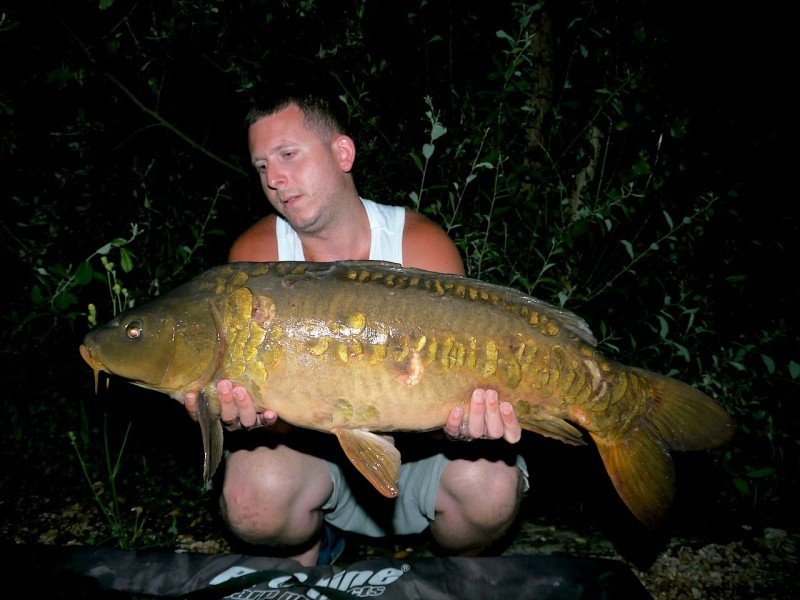 Brad with a 19.08lb mirror