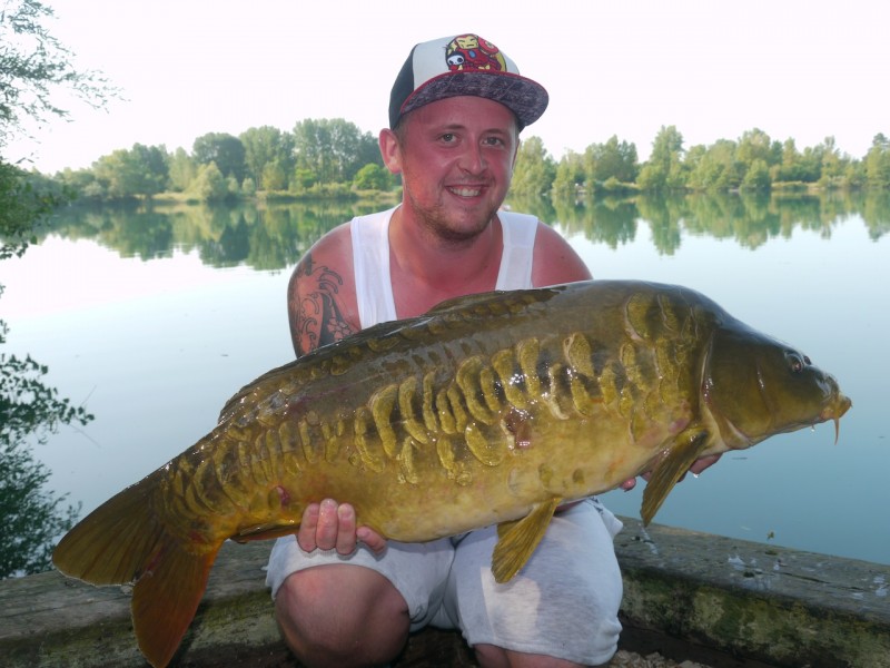 Dan with a 36.12lb mirror