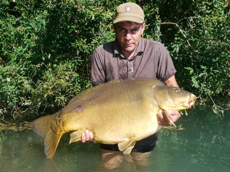 Jay with Split Pec at 55lb from Co's Point in August 2013