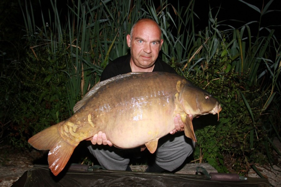 Gordon with a 38lb mirror