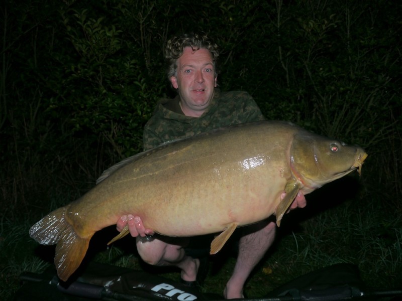 Kaj with a 38lb mirror
