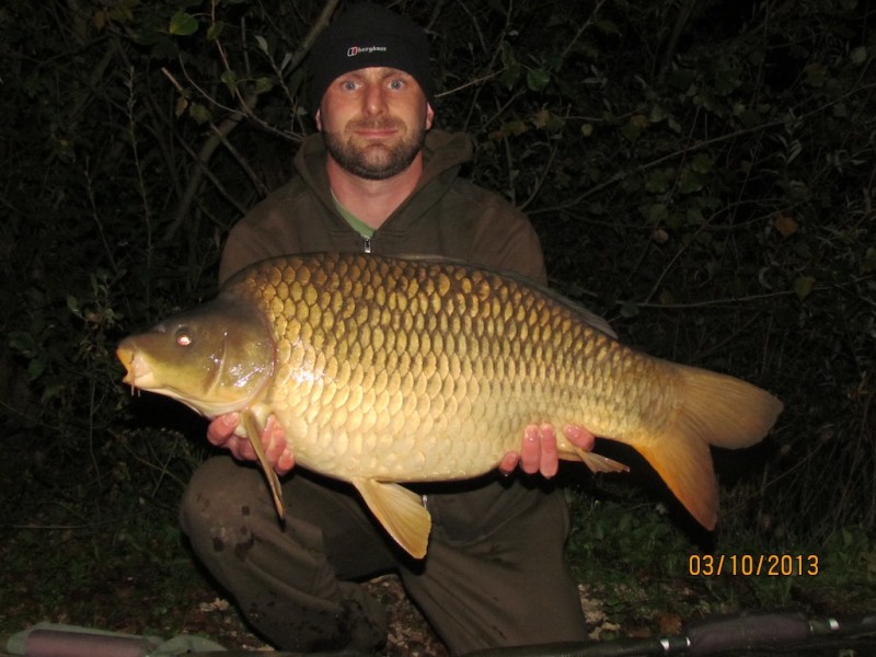 Chris with a 22.08lb common