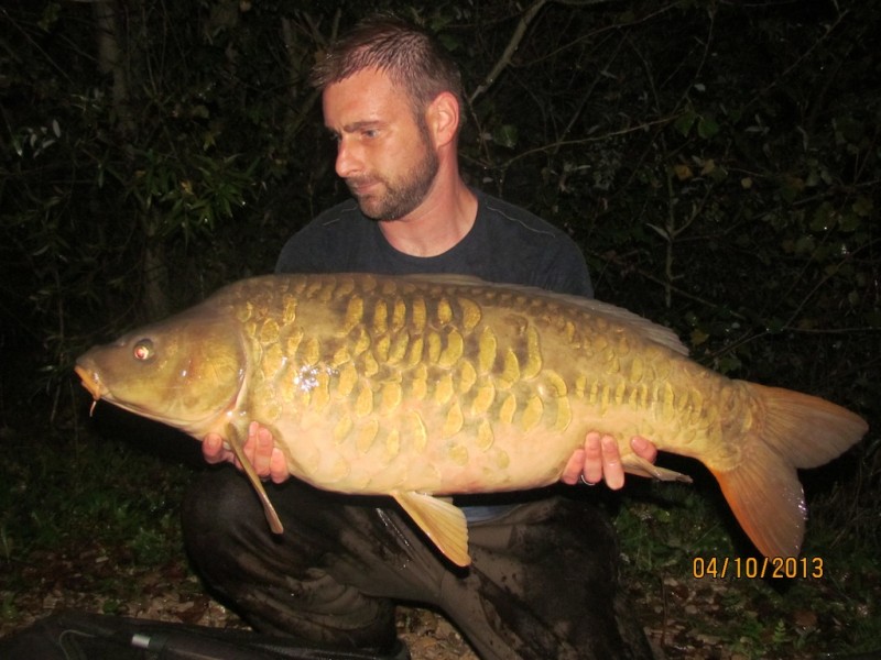 Chris, 31lb, Stock Pond, 29.9.13