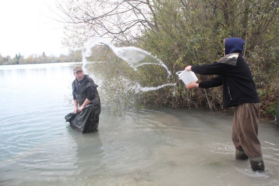 James getting the PB treatment from Mike