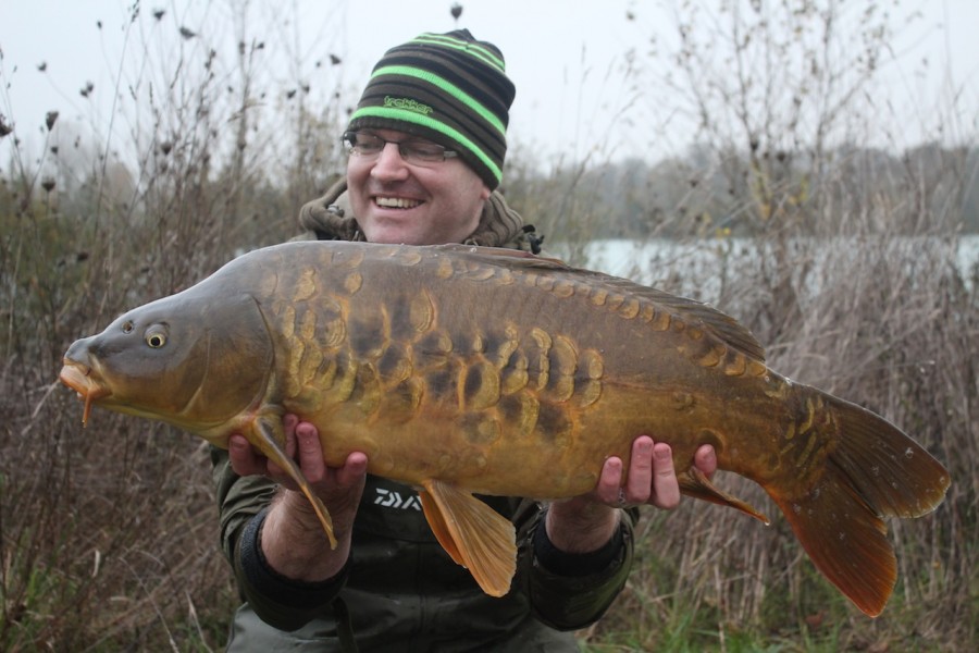 Steve's second fish from the first night at 24lbs 12oz