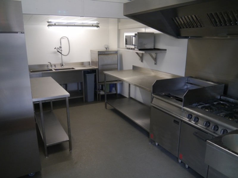 The new kitchen is up and running