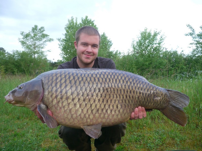 Mike with a 34lb common
