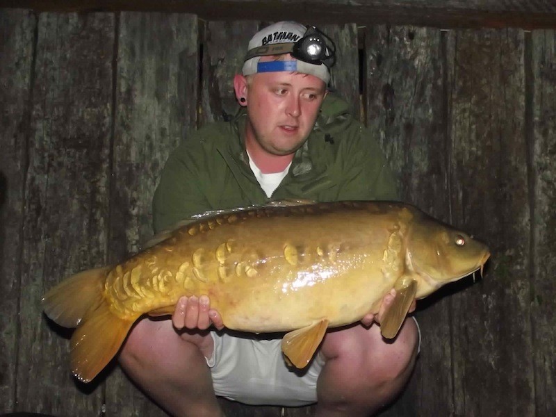 Dan with his 23lb mirror