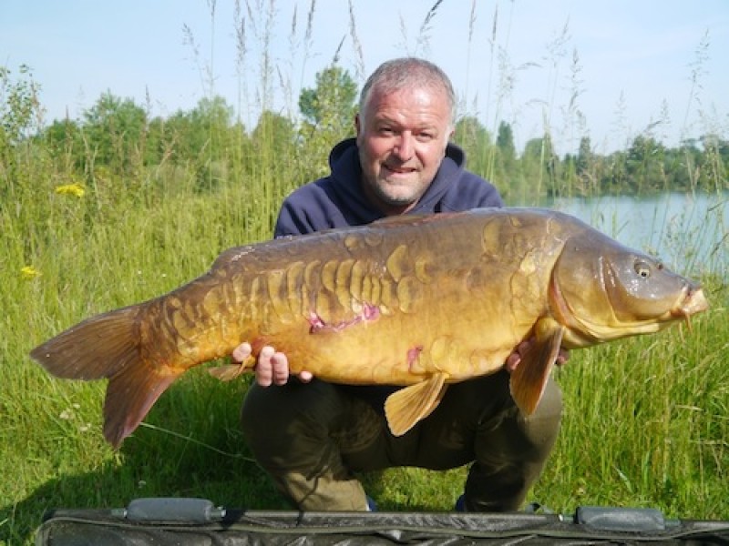Barty with a stunning 32lb mirror