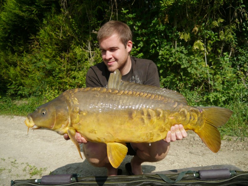Mike with a pretty mirror