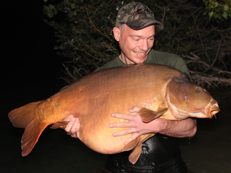 Jon with Brutus at 63lb12oz from Pole Position