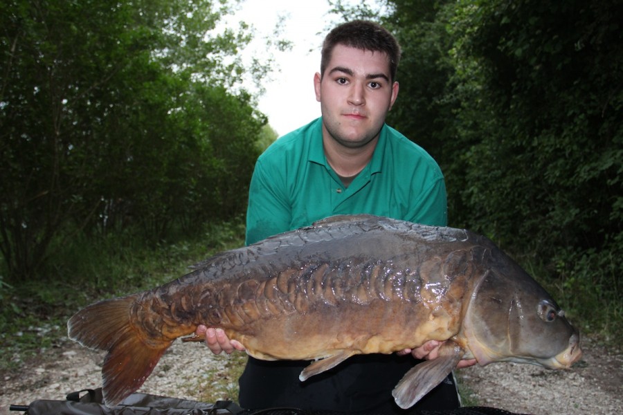 black eye linear 35lb8oz Tree line 30.5.15