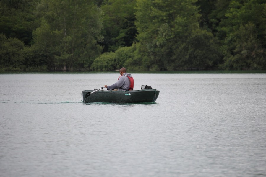 Baiting up with the boat makes life so much easier.