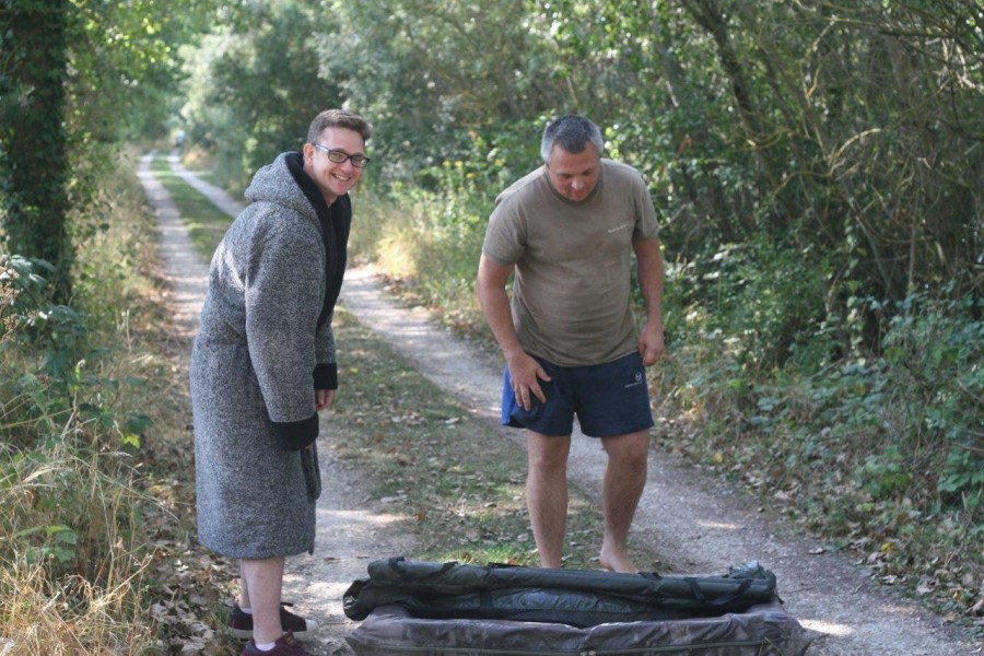 Pete 'The Dressing Gown' Beavan and Dan Jarman