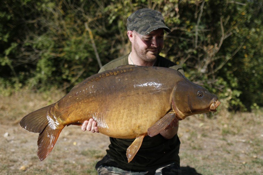 The Clean Fish at a spawned out weight of 38lb