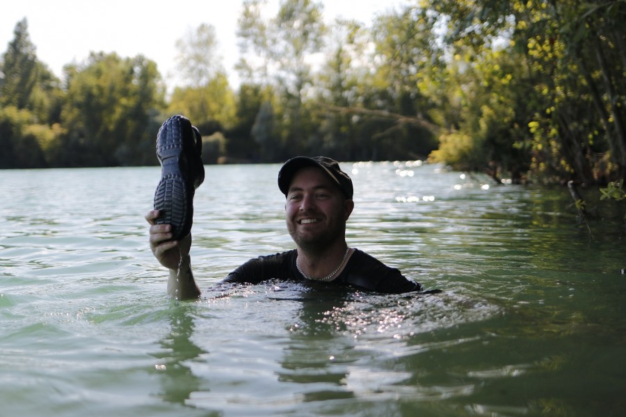 Found a Croc....Cut it up for zig rigs....