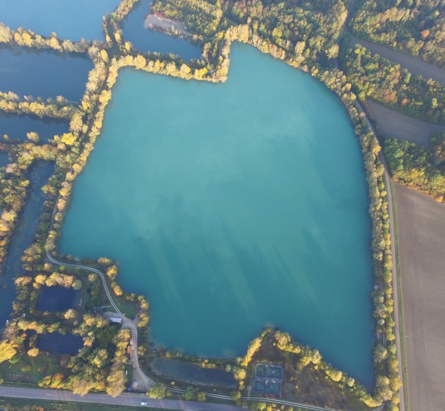 A birds eye view of the Main Lake