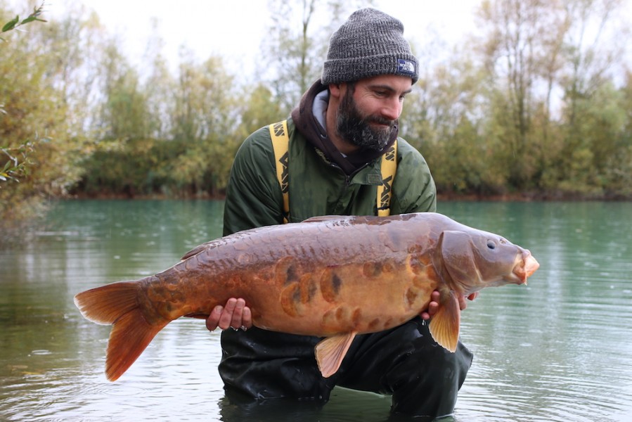 Jed with a 22lb Scaley Mirror from Big Girls