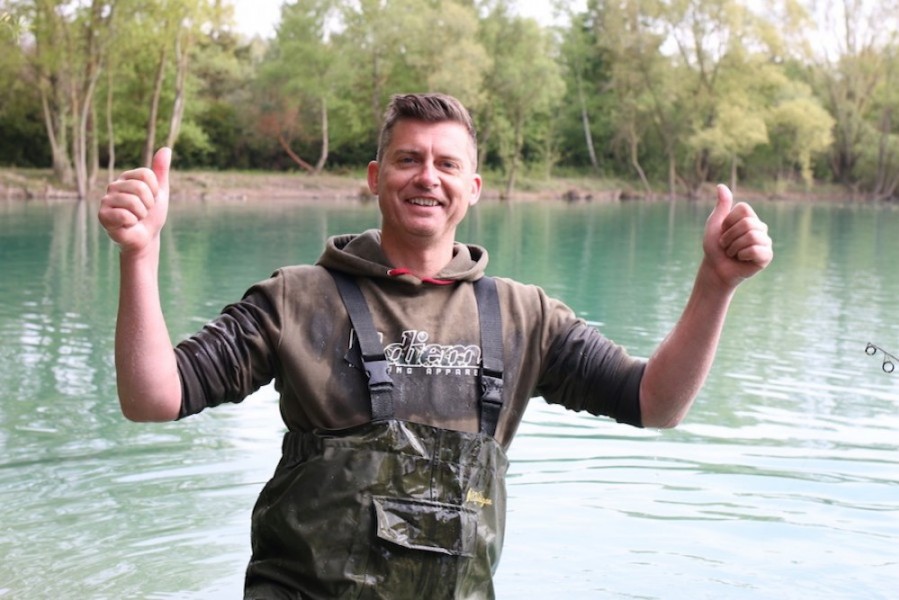 Another happy Gigantic angler, it's great to get that first bite under your belt