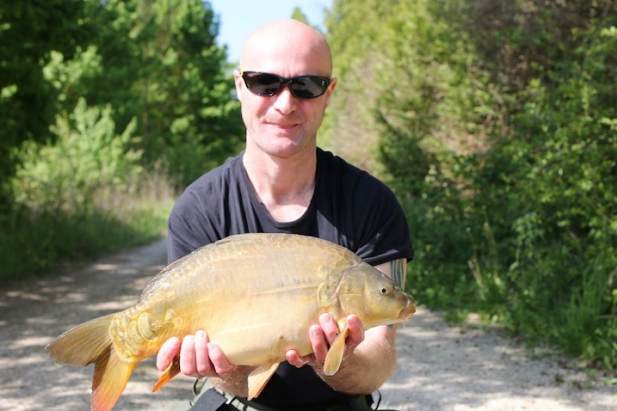 Nick Carter with one of the November 2016 Stockie's from Co's Point