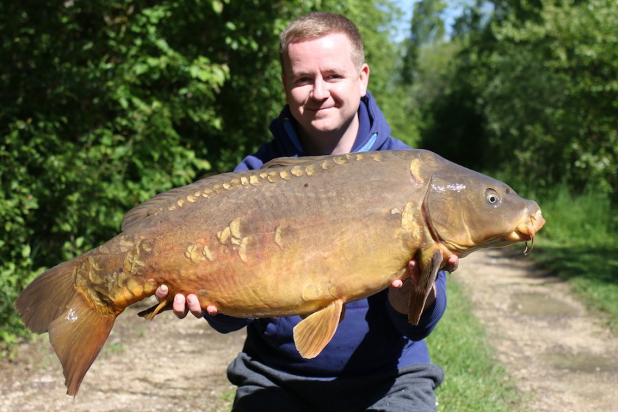 Justin Dabrowski with Yorkie at 29lb 8oz from Bob's Beach 20.05.17