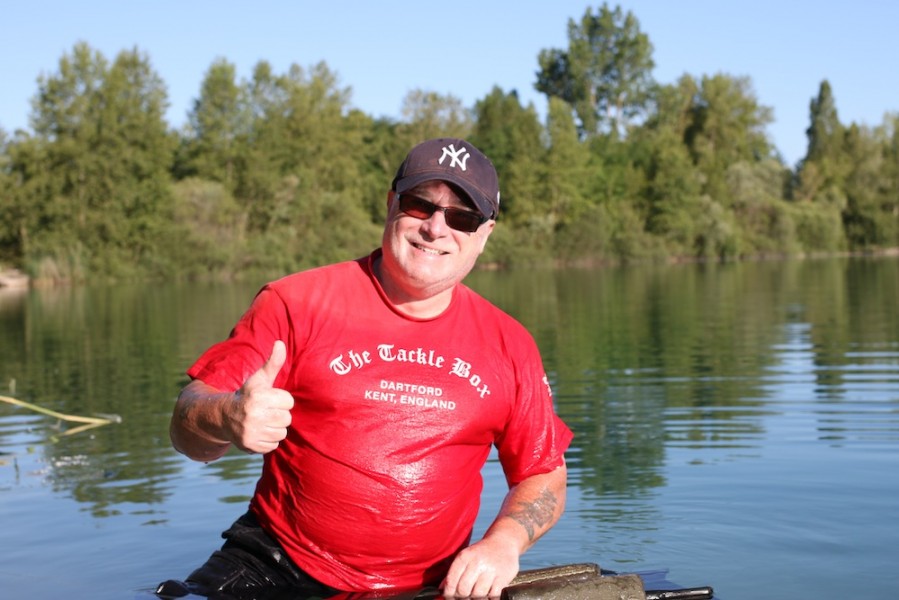 Keith was a happy man after his first capture.