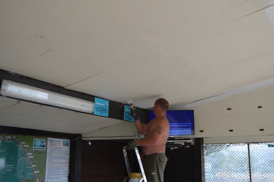 painting the Club house