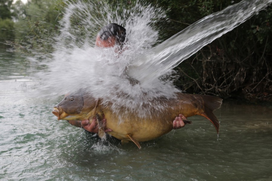 Yet another PB, "Del Boy" gets a soaking