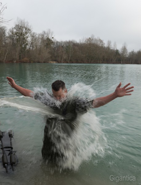 A soaking after landing your new PB common