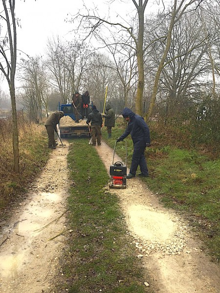 Running repairs to the tracks were well overdue with the brutal winter weather.