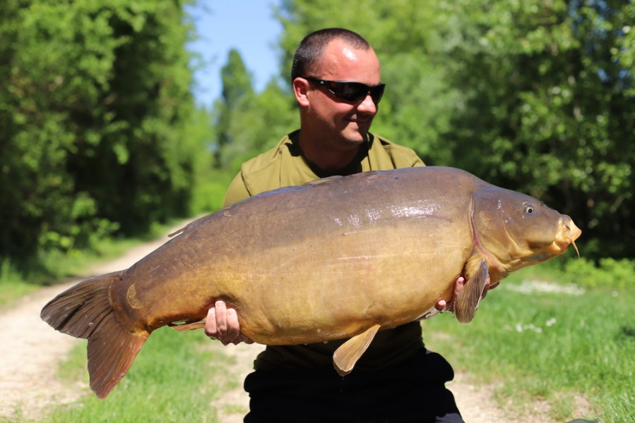Richard Day, 54lb 8oz, Bob's Beach, 5.5.18