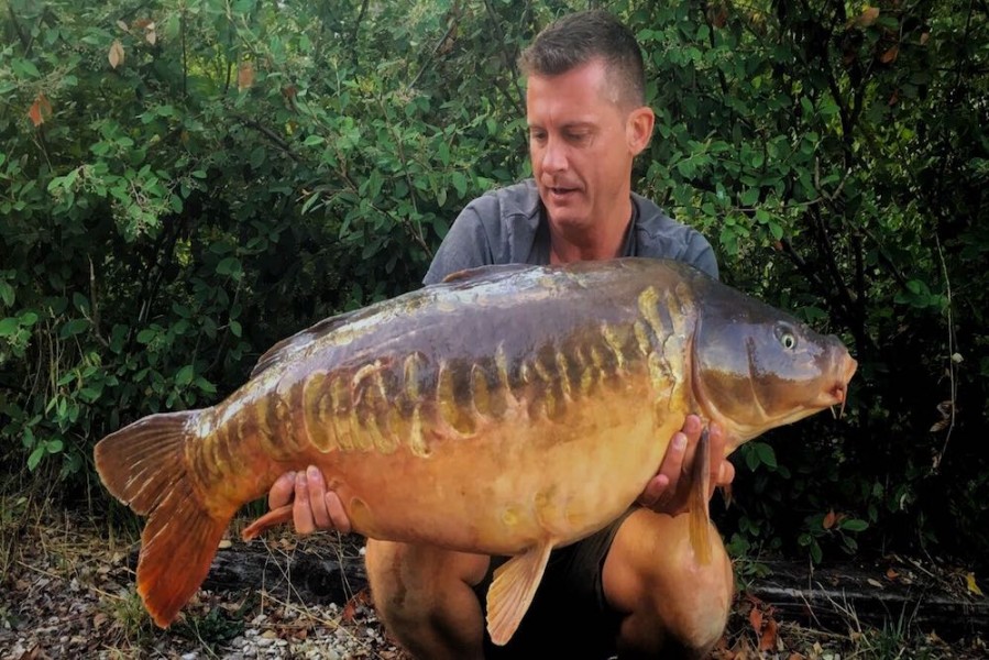 Barry Edwards, 38lb 8oz, Baxters Hole, 25.8.18