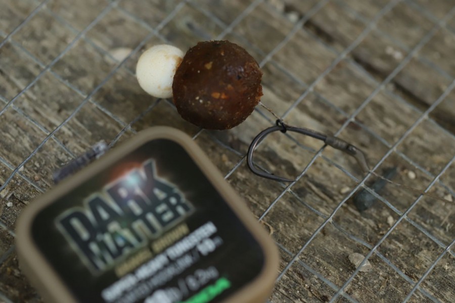 Blow Back Rig with stripped coated braid. Simple, strong, effective.