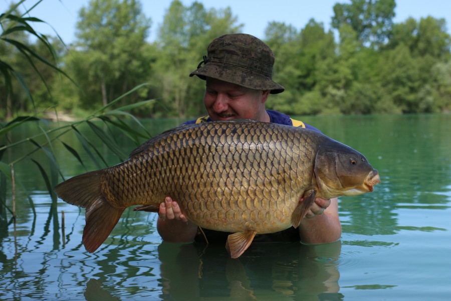 Steve Bartlett with Le' Flair at 29lb, Pole Position 08.06.2019