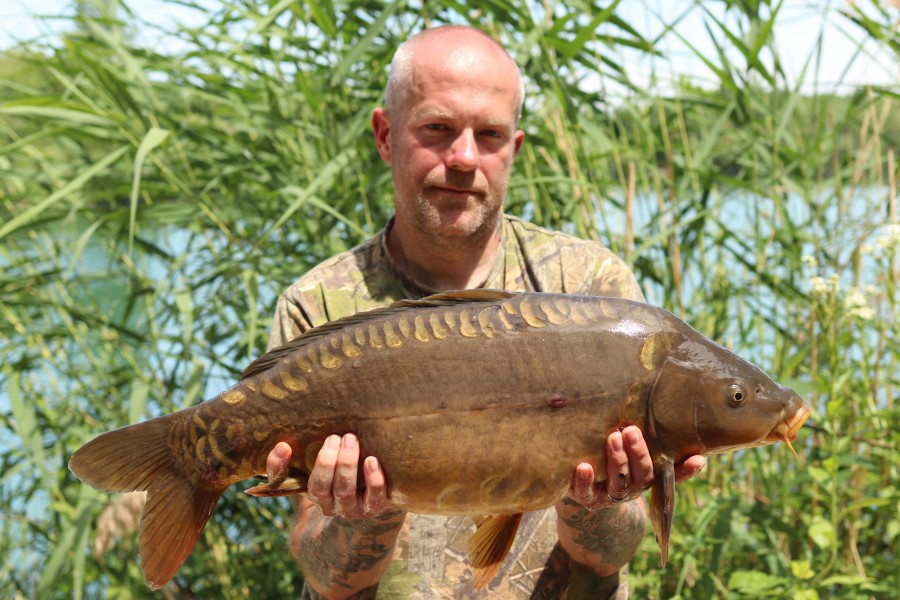 Sheridan Winkworth with Jensen at 16lb 8oz from The Tree Line 22.06.19