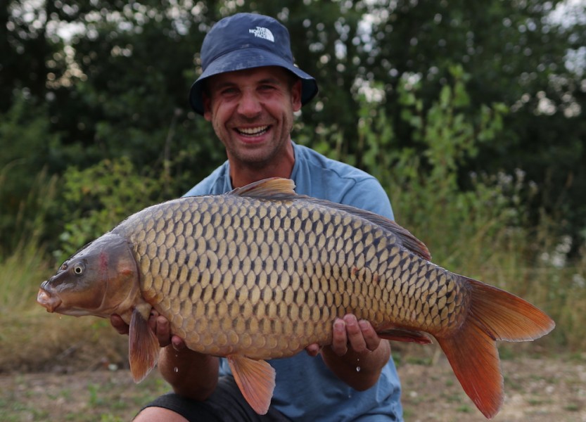 Sam Smith, 21lb 8oz, Stock Pond, 27.07.19