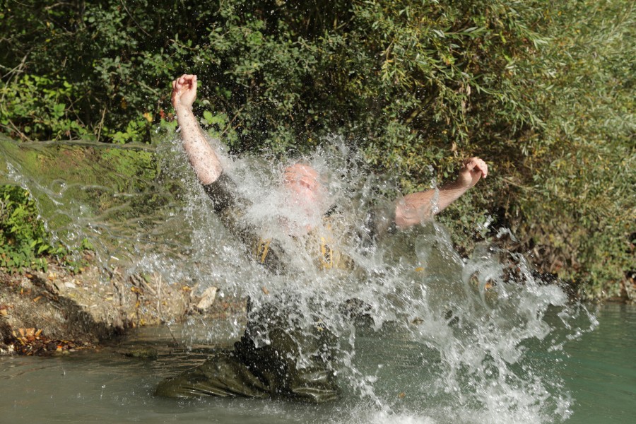 Steve French takes a pb soaking for the Immaculate Common