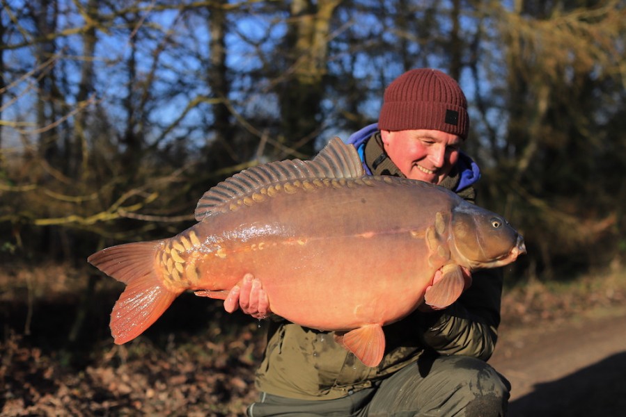 Andy Savage, 40lb 8oz, Bob's Beach. 18.01.2020